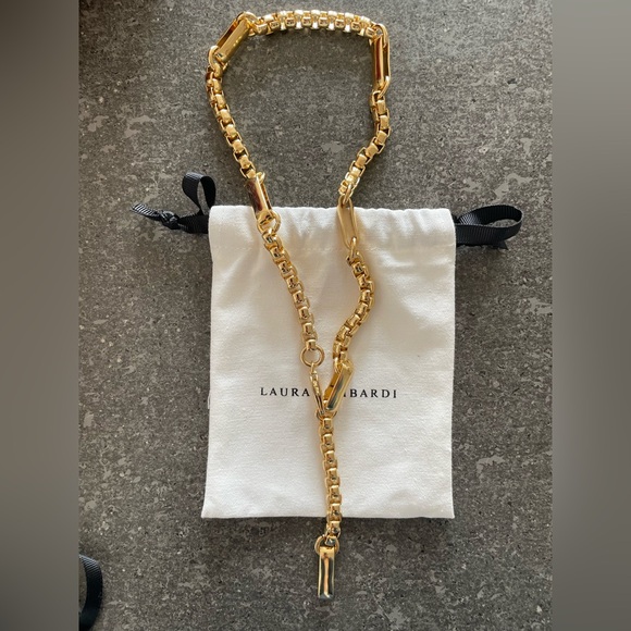 Laura Lombardi Leonara Necklace, 14K gold plated - Picture 3 of 3